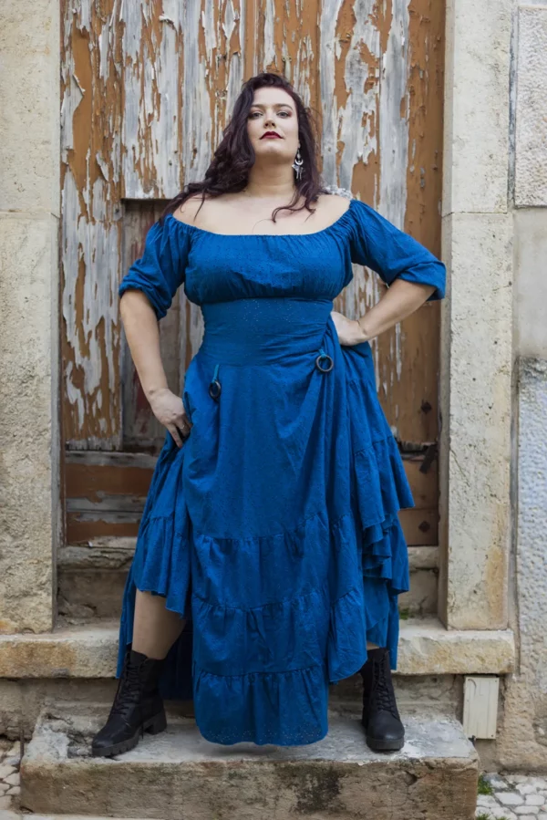 Gitana Dress in Kings Blue