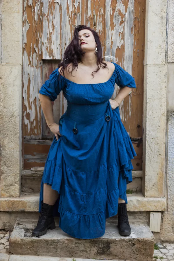 Gitana Dress in Royal Blue