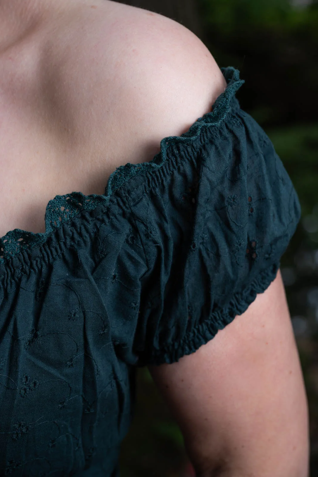 De Lolita Jurk - Turquoise - broderie (Copy) - Afbeelding 3